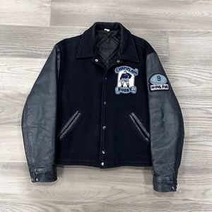 vintage champlain rugby varsity jacket